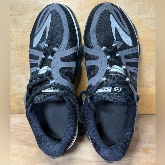 Brooks PureFlow 2 REFLECTIVE Mens Size 8 (D) Running Shoes Sneakers Black - Picture 6 of 9